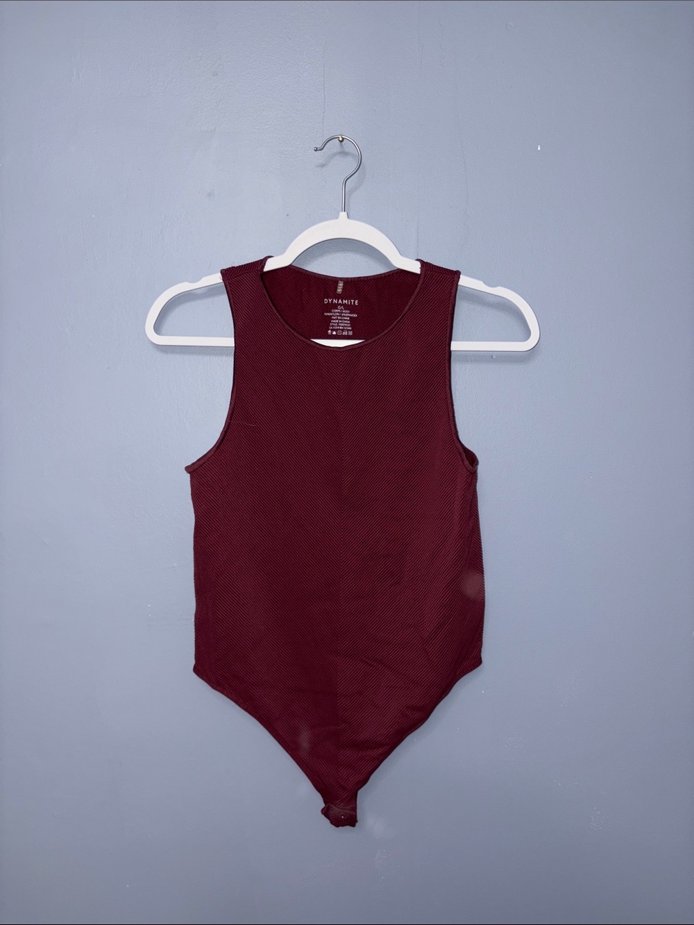 Dynamite • Burgundy Bodysuit